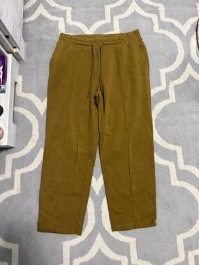 Men's Olive Drawstring Jogger Pants